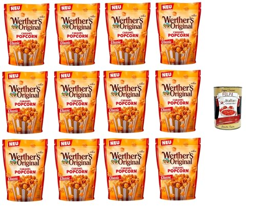 Werthers Original Karamell-Popcorn-Klassiker 12x140gr + Italian Gourmet Polpa di Pomodoro 400g von Italian Gourmet E.R.