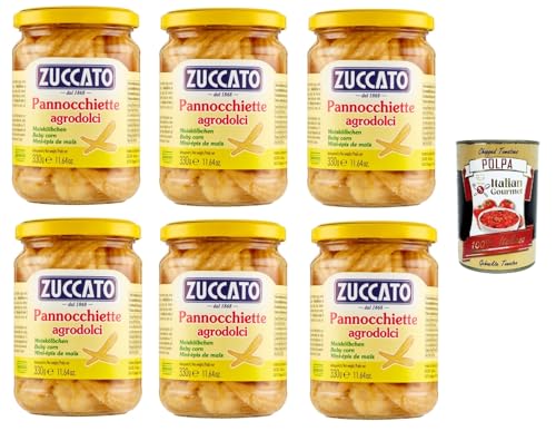 ZUCCATO-Pannocchiette di mais Maiskolben 6x 330gr + Italian Gourmet polpa 400g von Italian Gourmet E.R.