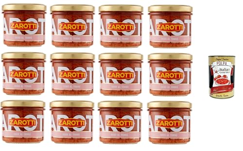 Zarotti Sugo al Tonno Thunfischsauce 12x 110gr + Italian Gourmet polpa 400g von Italian Gourmet E.R.