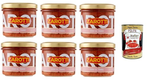 Zarotti Sugo al Tonno Thunfischsauce 6x 110gr + Italian Gourmet polpa 400g von Italian Gourmet E.R.