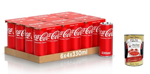 original dosen kohlensäurehaltiges Getränk 24x 330ml Softdrink + Italian gourmet polpa 400g von Italian Gourmet E.R.