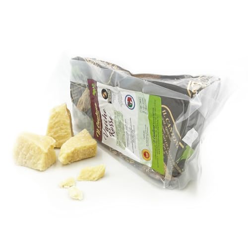 Ganzer Käselaib - Parmegiano Reggiano - Vacche Rosse - 1000 gr - DOP aus IL CANTONE - im HEURINDE gereift - 30 MONATE - Käse aus BERGSCHAFMILCH - Direkt aus Italien von Italien