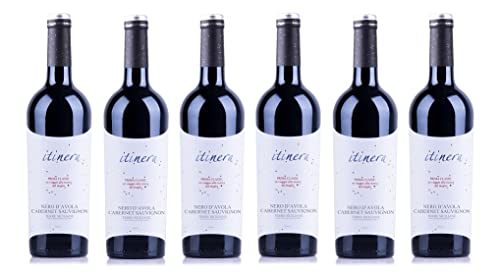 6x 0,75l - 2022er - Itinera - Prima Classe - Cabernet Sauvignon & Nero d'Avola - Sicilia D.O..P. - Sizilien - Italien - Rotwein trocken von Itinera