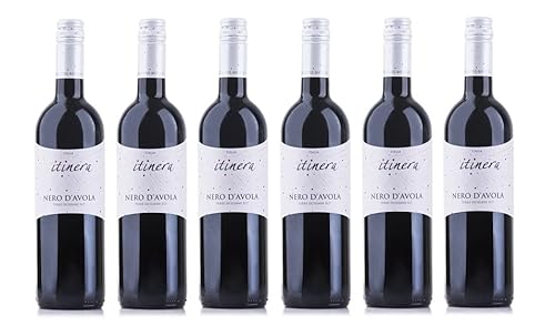 6x 0,75l - 2023er - Itinera - Nero d'Avola - Sicilia D.O.P. - Sizilien - Italien - Rotwein trocken von Itinera