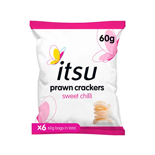 itsu Süße Chili-Garnelen Cracker Sharing Healthy Snack 60g von Itsu