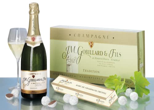 Das Geschenk für jeder Champagner Liebhaber I Fest der Sinne: Spitzen-Champagner Gobillard & edle Trüffel-Köstlichkeiten von J. M. Gobillard & Fils