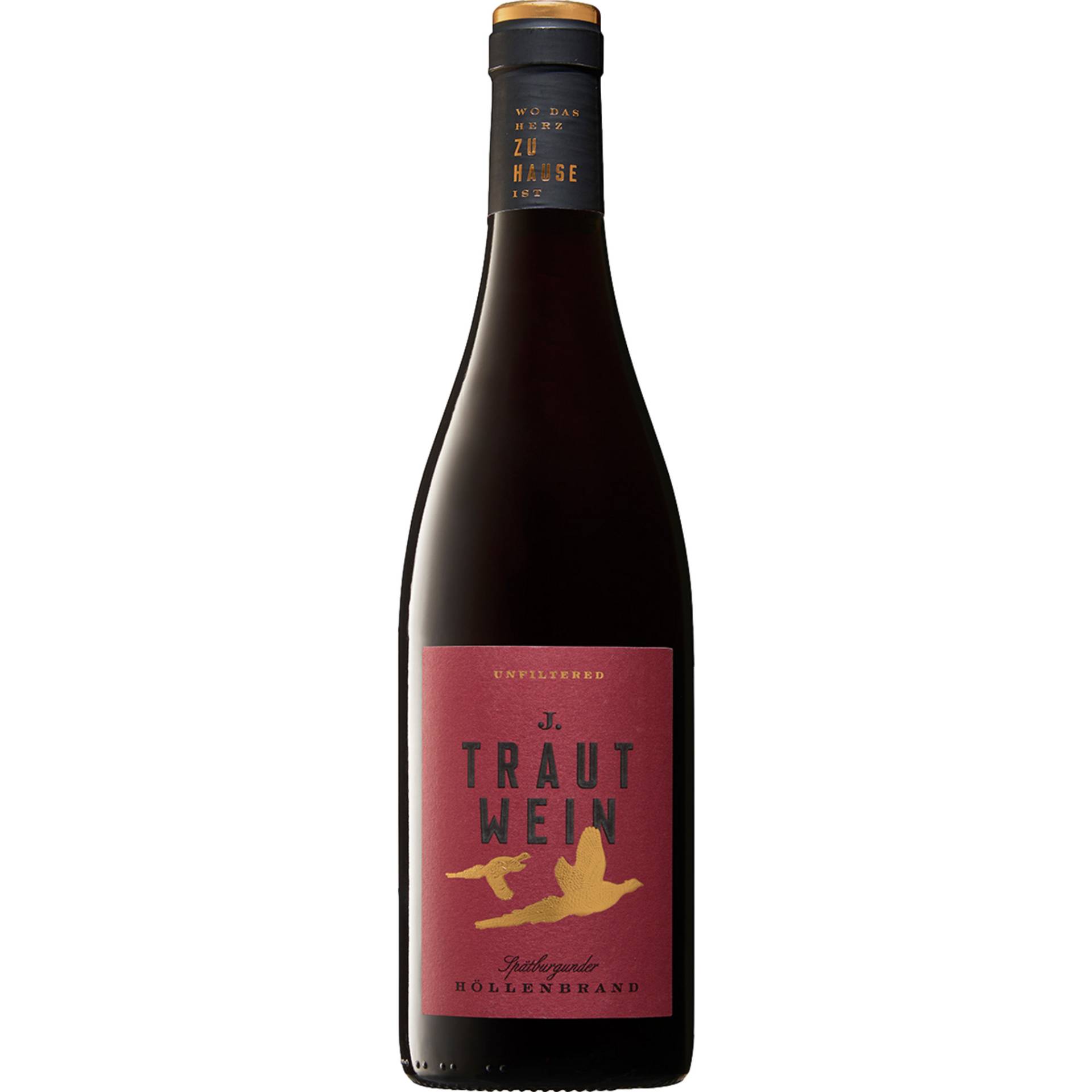 J.Trautwein Spätburgunder Höllenbrand, trocken, Rheinhessen, Rheinhessen, 2019, Rotwein von J. Trautwein feine Weine GmbH,  DE 55237 Lonsheim