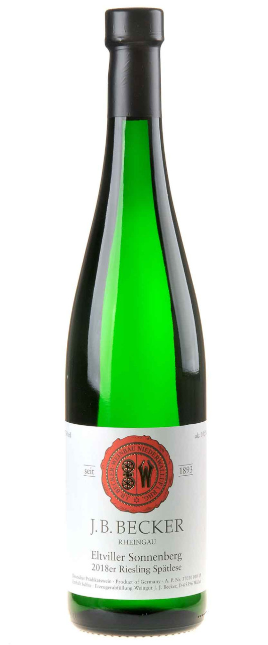 J.B.Becker Riesling Eltviller Sonnenberg Spätlese 2018 von J.B.Becker