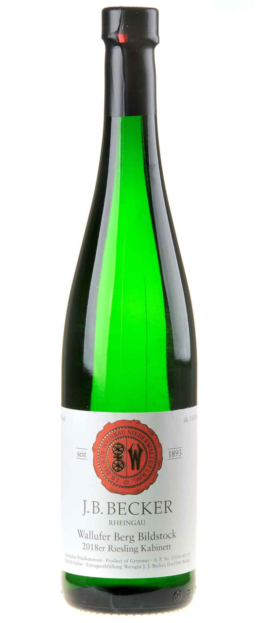 J.B.Becker Riesling Wallufer Berg Bildstock Kabinett 2018 von J.B.Becker