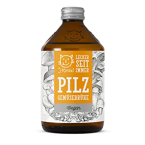 6 x 525ml Pilz Gemüsebrühe 100% BIO | Paleo & Ketogene Diät | ohne Glutamat & Geschmacksverstärker | Vegan | Detox von J.Kinski