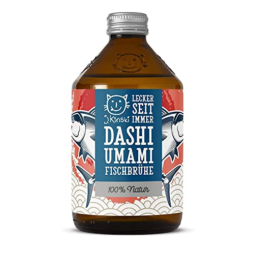 J.Kinski BIO Dashi Fischbrühe (6x525ml) Umami Fischsud aus Thunfisch und Wakame Algen, schonend zubereitet ohne Zusatz- oder Konservierungsstoffe, Paleo & Ketogene Diät von J.Kinski