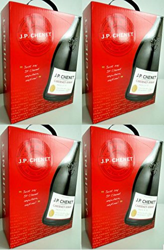 4 x J.P. CHENET CABERNET SYRAH FRANKREICH 3 Liter BAG IN BOX Incl. Goodie von Flensburger Handel von J.P. Chenet