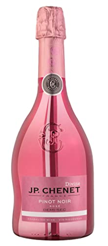 J.P. Chenet - Divine Pink, Pinot Noir, Rosé Halbtrocken Sekt, Wein aus Frankreich (1 x 0,75 L) von J.P. Chenet