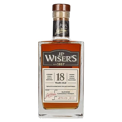 J.P. Wiser's 18 Years Old Blended Canadian Whisky 40% Vol. 0,7l von J.P. WISER´S