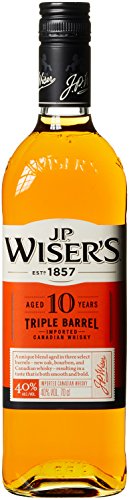 J.P.WISER'S 10 Jahre Triple Barrel Whisky (1x 0,7 l) von J.P. WISER´S