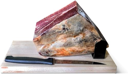 Jamon Serrano Spanischer Schinken Mini Set ohne Knochen | 1,0 kg Schinken Serrano Gran Reserva | 100% natürlich – keine Zusatzstoffe oder Konservierungsmittel | Preisgekrönter Produzent von JAMONNATURAL