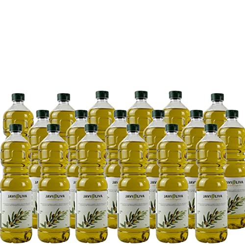 JAVIOLIVA - NATIVES OLIVENÖL EXTRA NATÜRLICH 100% Spanisch - Sorte Picual - Kaltgepresst, intensiver und fruchtiger Geschmack, ideal zum Kochen, für Salate und Gourmetgerichte. (1 x 18 Liter) von JAVIOLIVA ACEITE DE OLIVA VIRGEN EXTRA