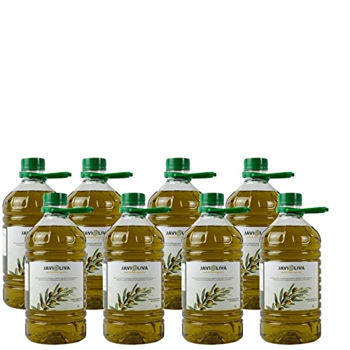 JAVIOLIVA - NATIVES OLIVENÖL EXTRA NATÜRLICH 100% Spanisch - Sorte Picual - Kaltgepresst, intensiver und fruchtiger Geschmack, ideal zum Kochen, für Salate und Gourmetgerichte. (8 x 2 Liter) von JAVIOLIVA ACEITE DE OLIVA VIRGEN EXTRA