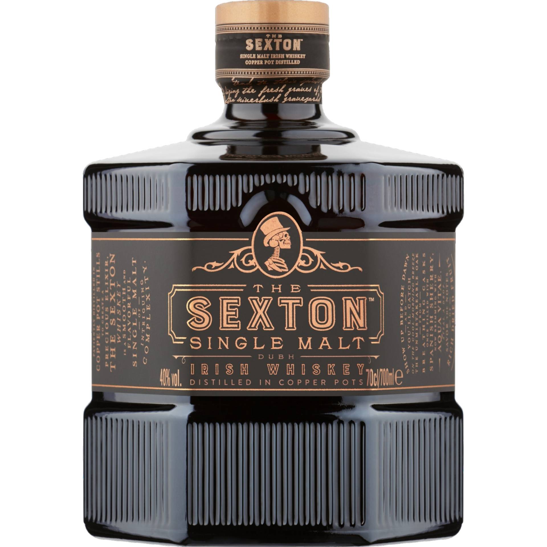 The Sexton Single Malt Whiskey, Irish Whiskey, 0,7 L, 40% Vol., Spirituosen von JC Master Distribution Ltd., 48 Lower Mount Street, Dublin 2, Ireland