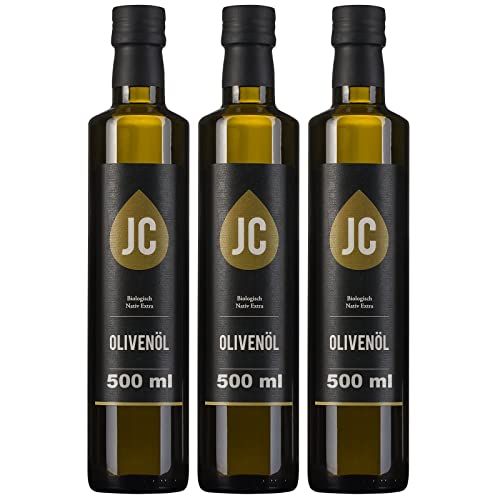 JC Griechisches Natives Olivenöl Extra - BIO Premium Qualität - Kalamata PDO - in 4 Größen (3 x 500 ml) von JC Olivenöl