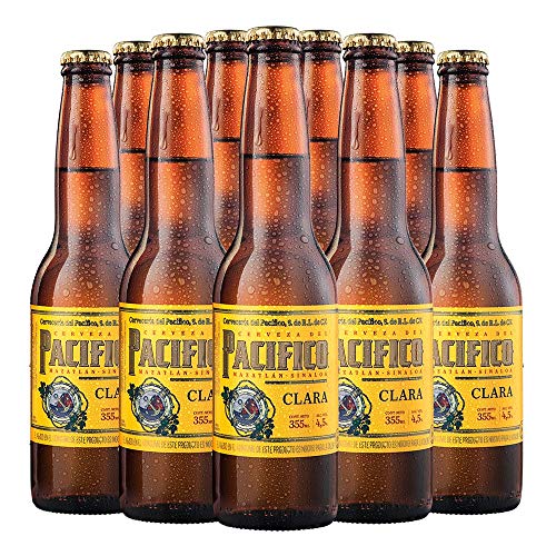 Cerveza Pacífico Clara 24 Botellas de 355ml, Refrescante y Ligera con un toque cítrico, perfecta para acompañar la comida del mar von JERVAMNI