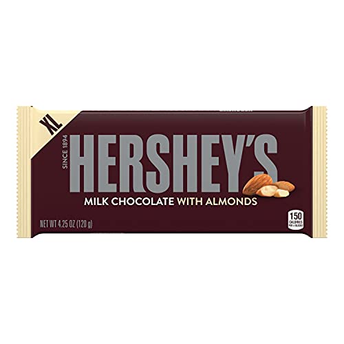 Milk Chocolate with Almonds Candy, Halloween Candy, 4.25 oz Bar von Hershey's