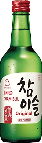 JINRO Soju, Chamisul Original, traditionelle koreanische Spirituose, 20,1% vol., 1 x 350 ml (Packung mit 6) von JINRO