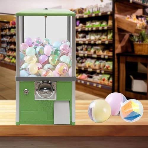 Mini-Verkaufsautomat, Kaugummiautomat, Kaugummiautomat für kleine Unternehmen, Preisautomat für Kinder, für Partys, Einkaufszentren, Supermärkte,Green von JJENXYYDS