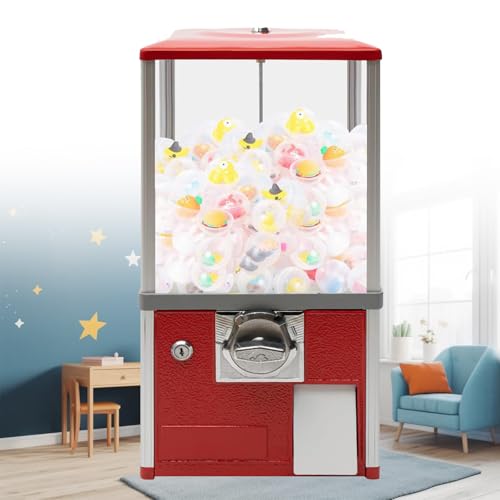 Mini-Verkaufsautomat, Kaugummiautomat, Kaugummiautomat für kleine Unternehmen, Preisautomat für Kinder, für Partys, Einkaufszentren, Supermärkte,Red von JJENXYYDS