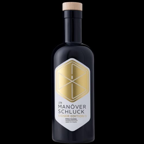 JJs Manöverschluck Eigner Edition II - 16-jähriger Barbados Rum, Single Barrel Release, limitiert auf 620 Flaschen, 43% Vol., 0,5l von JJs Manöverschluck