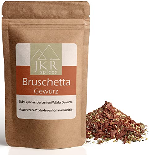 JKR Spices® 250g Bruschetta Gewürzmischung | Ideal für italienische Küche | Bruschetta Gewürzzubereitung im wiederverschließbaren Doypack (250) von JKR Spices