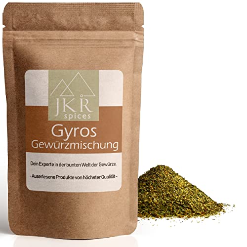 JKR Spices Gyros Gewürzmischung | Ideal für Fleisch & Gemüse nach griechischer Art | vegane Gewürzmischung | 100% natürlich und Ohne Zusätze (250) von JKR Spices