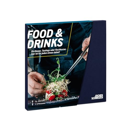 Jochen Schweizer Geschenkbox Food & Drinks, ca. 83 Erlebnisse an 400 Orten, Erlebnis-Gutschein für 1-2 Person von JOCHEN SCHWEIZER