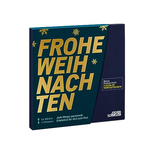 Jochen Schweizer Geschenkbox zu Weihnachten für 2, Erlebnisbox für 2 Personen von JOCHEN SCHWEIZER