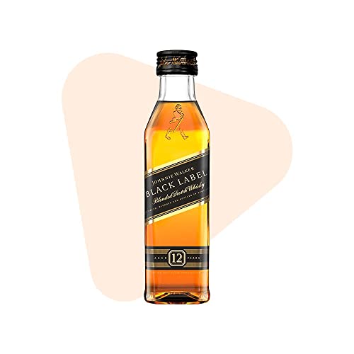 Johnnie Walker Black Label Scotch 12 Years Old PET Whisky (1 x 0.05 l) von JOHNNIE WALKER