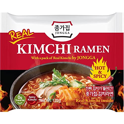 JONGGA - Instant Nudeln Kimchi Ramen (Scharf) - (1 X 122 GR) von JONGGA