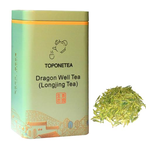 2024 Frühlingsernte Longjing Grüner Tee Bio - Basisqualität - Authentisch aus Hangzhou, China, stammend, Mingqian Longjing lose Blätter (125g) von JQ