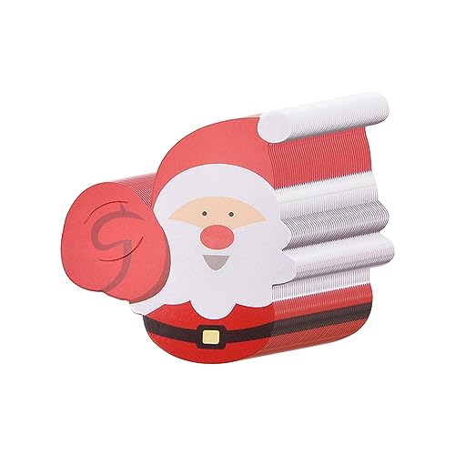 JSGHGDF 50 Stück Weihnachten Lutscher Papierkarten Weihnachtsmann Lutscher Papierkarten für Party Geschenk Wrap Süßigkeiten Tüte Dekorationen Lutscherstäbchen Weihnachten Lutscherstäbchen und Wrappers von JSGHGDF