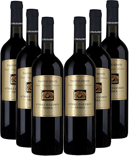 Nemea - Palivou Estate trockener Rotwein Agiorgitiko 6 x 750ml aus Griechenland von JT-Lizenzen