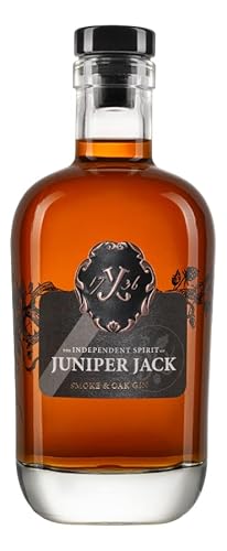 JUNIPER JACK "Smoke & Oak" Gin | 0,5 l Flasche | 46,5% vol. Alk. | Lapsang Souchong Tee | Fasslagerung | handcrafted & Small Batch Gin von JUNIPER JACK