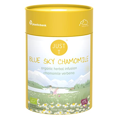 JUST T BIO Kräutertee Kamille Verbene - Blue Sky Chamomile Loser Tee (50g) von JUST T