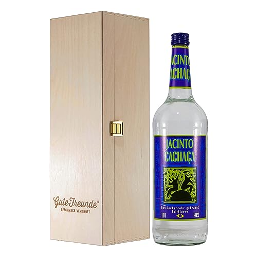 Jacinto Cachaca Zuckerrohr Spirituose mit Geschenk-HK von Jacinto