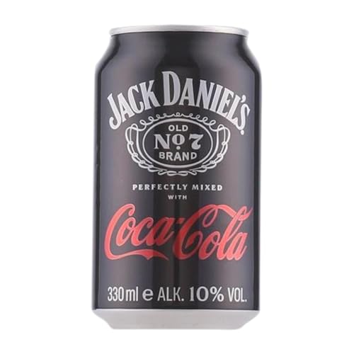 Getränke und Mixer 24 Einheiten Box Jack Daniel's Old Nº 7 Tennessee Whiskey & Cola Alu-Dose 33 cl von Jack Daniel's Distillery