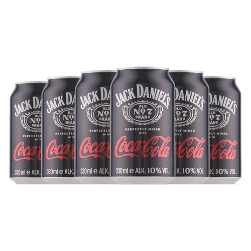 Getränke und Mixer Jack Daniel's Old Nº 7 Tennessee Whiskey & Cola Alu-Dose 33 cl (Karton mit 6 Alu-Dose von 33 cl) von Jack Daniel's Distillery