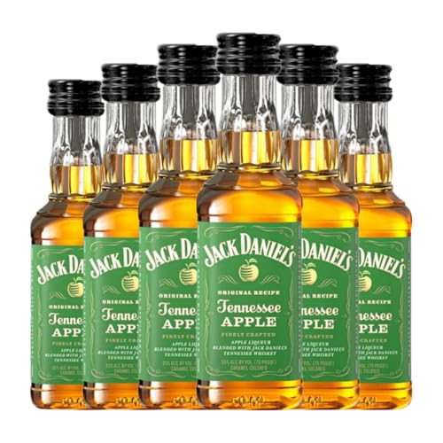 Whisky Bourbon Jack Daniel's Apple Miniaturflasche 5 cl (Karton mit 6 Miniaturflasche von 5 cl) von Jack Daniel's Distillery