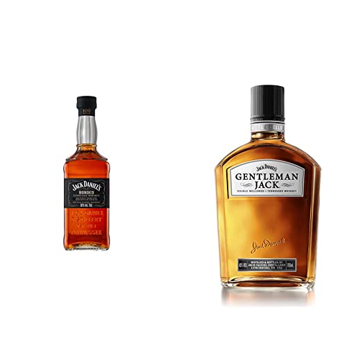 Jack Daniel’s Bonded Tennessee Whiskey (1 x 0.7l) 50% Vol. - Der Geschmack hält, was die Optik verspricht. & Gentleman Jack Tennessee Whiskey (1 x 0.7l) 40% Vol. -Doppelt gefiltert. von Jack Daniel's