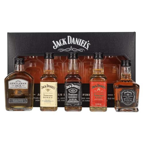 Jack Daniel's FAMILY OF FINE SPIRITS 40% Vol. 5 x 0,05l in Geschenkbox Whisky von Jack Daniel's