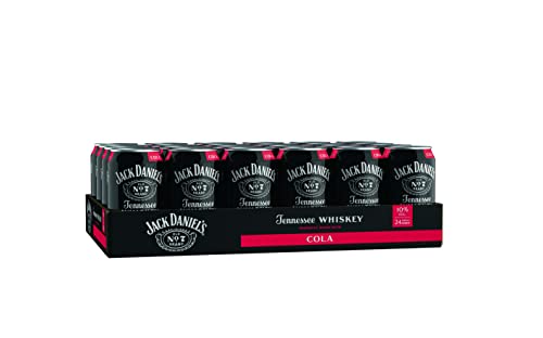 Jack Daniel's Jack & Cola - Tennessee Whiskey - Whiskey Noten treffen auf klassische Cola - 24 x 0.33L / 10% Vol. von Jack Daniel´s Tennessee Whiskey & Cola 24x330ml 10% Vol.