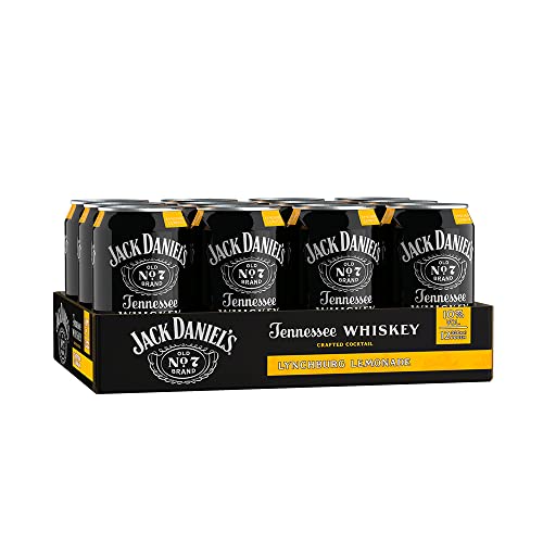 Jack Daniel's Lynchburg Lemonade - Tennessee Whiskey - Whiskey Noten treffen auf spritzig-süße Zitronenlimonade -12 x 0.33L/ 10% Vol. von Jack Daniel's