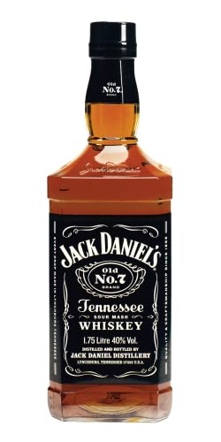 Jack Daniel's Old No. 7 - Tennessee Whiskey - Karamell, Vanille und Noten von Eichenholz - 1.75L/ 40% Vol. von Jack Daniel's